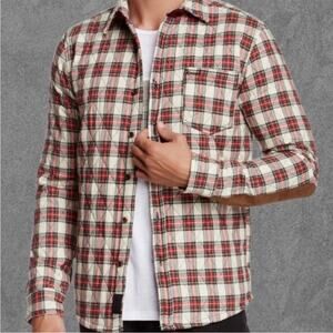 Cohesive & Co Men’s Corri Plaid Button Front Jacket Shacket Size Medium